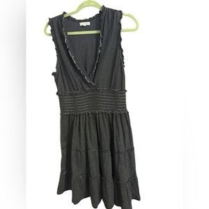 Max Studio Black and White Striped Dress